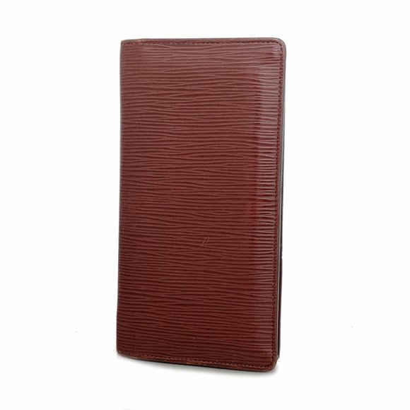 LOUIS VUITTON Other - Louis Vuitton Long Wallet Epi Portefeuille Brazza M60614 Bordeaux Men's